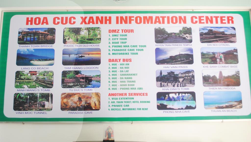 Hoa Cuc Xanh Mini Hotel Huế Kültér fotó